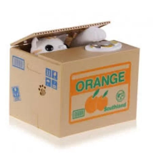 Hareketli Para Çalan Kedi Kumbara - Görsel 3