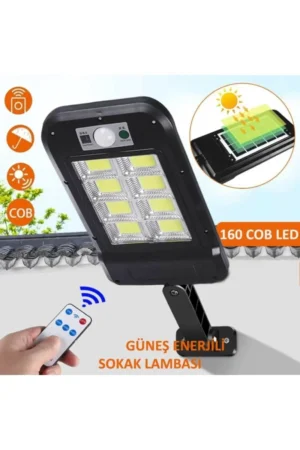 Uzaktan Kumandalı 160 Led Solar Bahçe Lambası