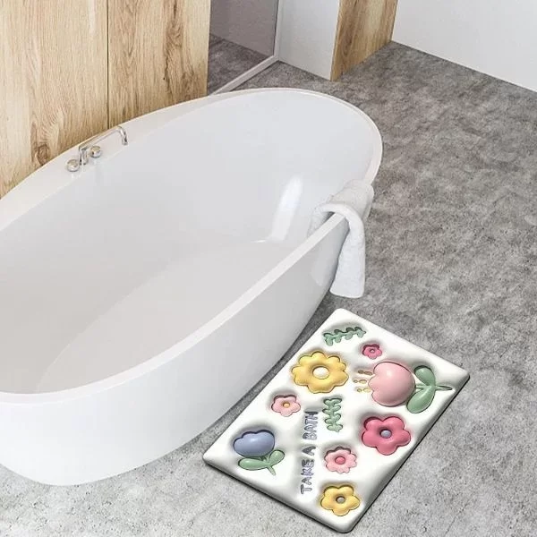 Ultra Emici 3D Banyo Paspası - Görsel 2