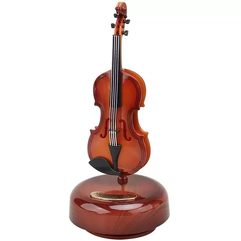 Hareketli Violin Müzik Kutusu - Görsel 5