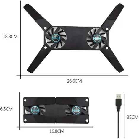 Katlanabilir Laptop Soğutucu - Görsel 5