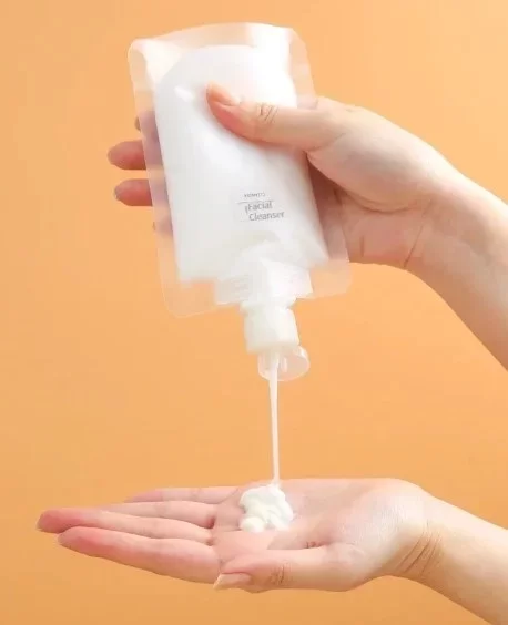 3 Adet 100ml Krem Şampuan Kabı Tekrar Kullanılabilir Set - Görsel 3