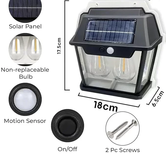 Solar Outdoor Lamba - Görsel 4