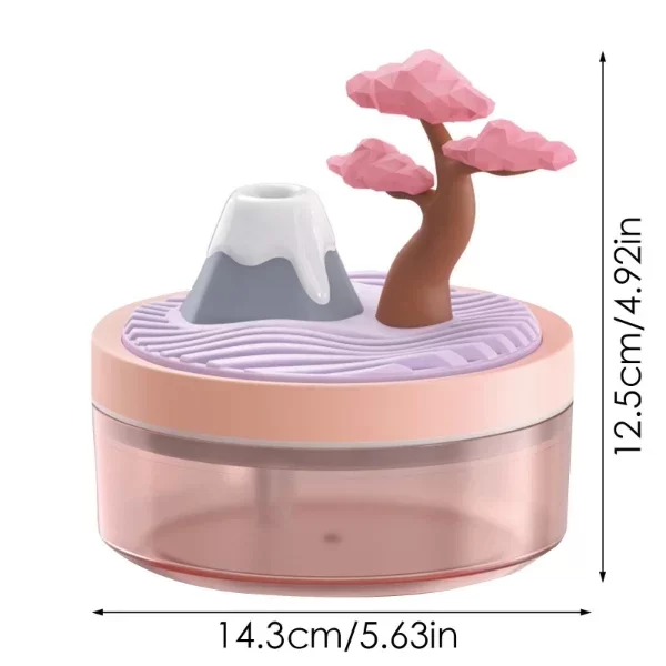 Doğa Temalı Mini Nemlendirici - Görsel 2