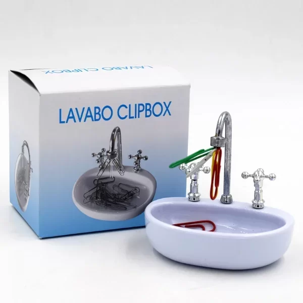 Lavabo Şeklinde Ataç Kutusu - Görsel 4
