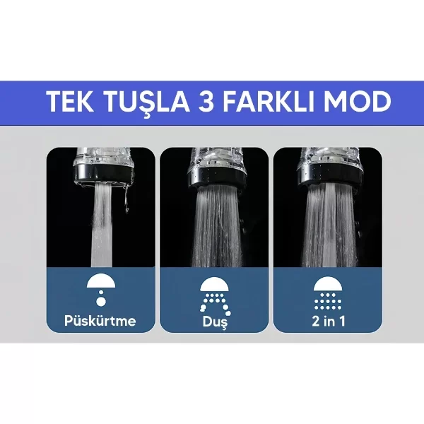 Çok Fonksiyonlu Musluk Başlığı - Görsel 4