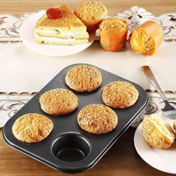 6'lı Muffin Kek Kalıbı - Görsel 4