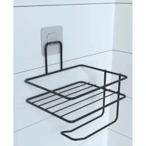 Pratik Yapışkanlı Metal Tuvalet Kağıdı Tutucu