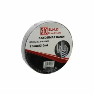 Kaydırmaz Siyah Bant 25 mm X 10 mt