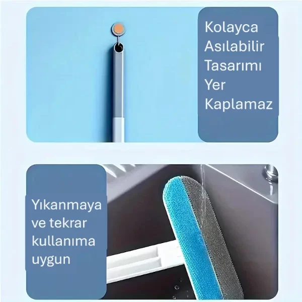 Uzun Saplı Evcil Hayvan Tüy Temizleme Fırçası - Görsel 2