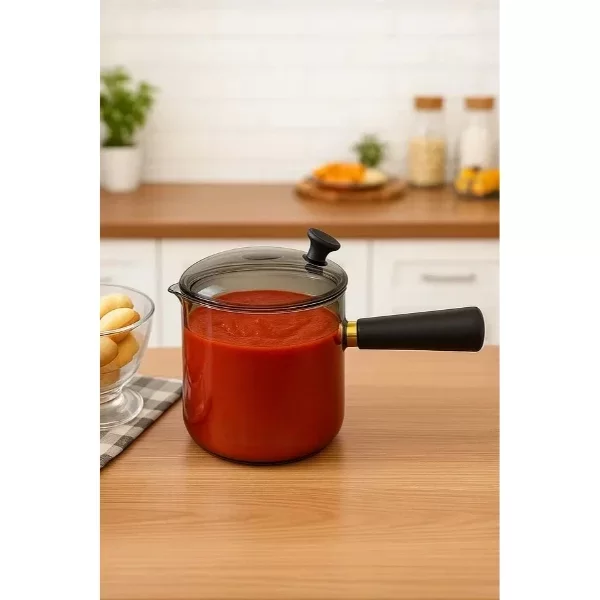 550 ml Akasya Cam Cezve - Görsel 2