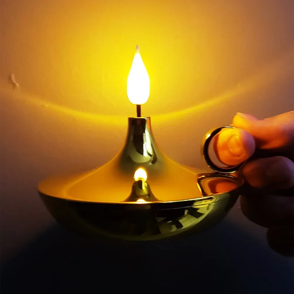Dekoratif Gold Pilli Mum Lamba - Görsel 2