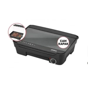 Sinbo Elektrikli Izgara Cam Kapaklı
