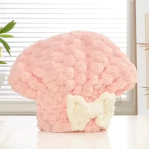 Mikrofiber Örgü Saç Kurutma Bone Havlu