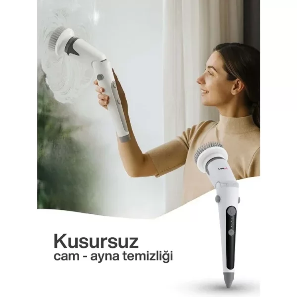 Portatif Şarjlı Temizleme Fırçası - Görsel 3