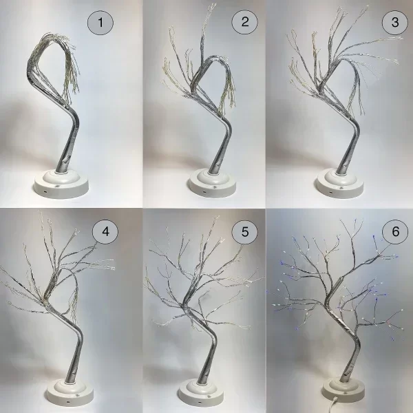Masaüstü Peri LED Ağaç Lamba - Görsel 2