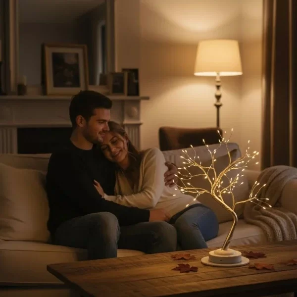 Masaüstü Peri LED Ağaç Lamba - Görsel 4