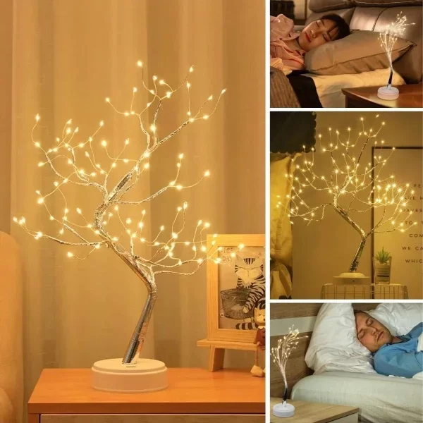 Masaüstü Peri LED Ağaç Lamba - Görsel 5