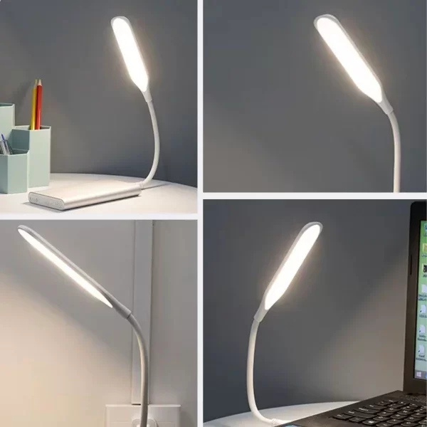 Kompakt USB Beyaz 14 Ledli 3 Kademeli Dokunmatik Okuma Lambası - Görsel 3