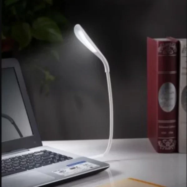 Kompakt USB Beyaz 14 Ledli 3 Kademeli Dokunmatik Okuma Lambası - Görsel 4