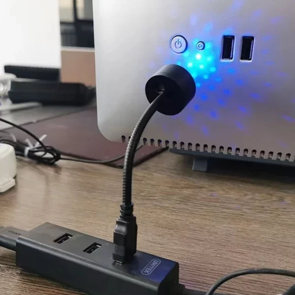 Sese Duyarlı USB Araç İçi Ambiyans Işığı - Görsel 3