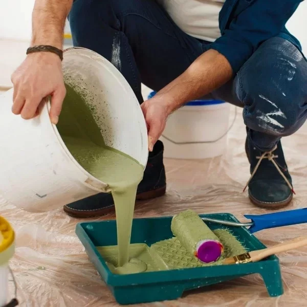 Boya Badana Eşya Koruma Yapışkanlı Örtü 280 cm x 15 mt - Görsel 5