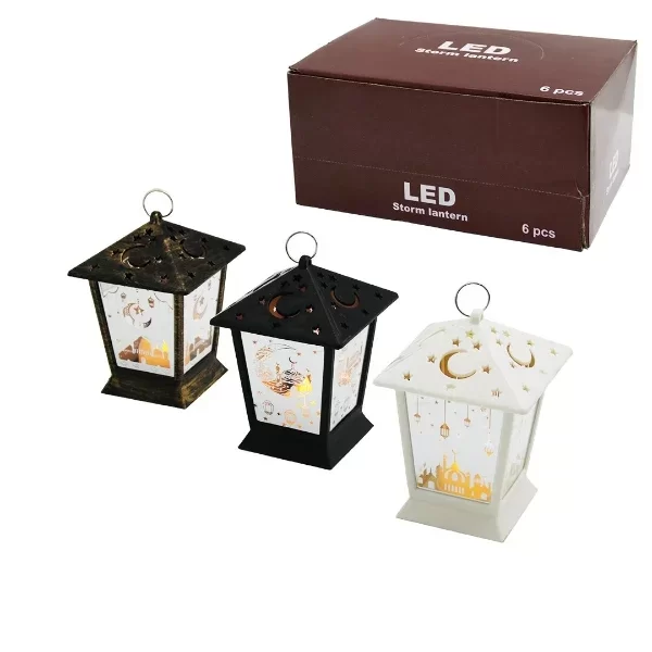 Ramazan Temalı Kare Kubbe LED Lamba - Görsel 3