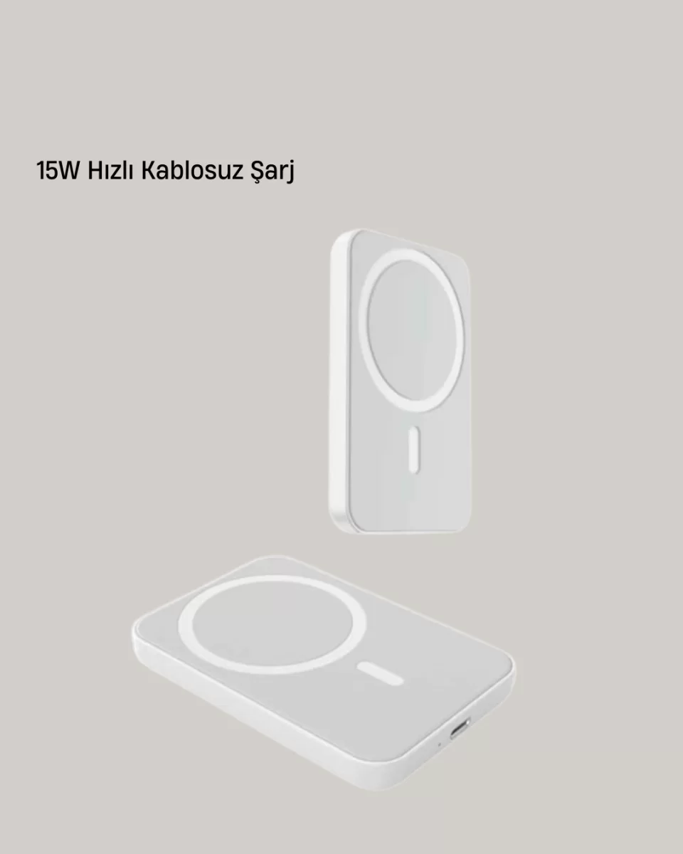 360° Döner Başlıklı MagSafe Araç Telefon Tutucu 15W Güvenli Kablosuz Şarj - Görsel 5