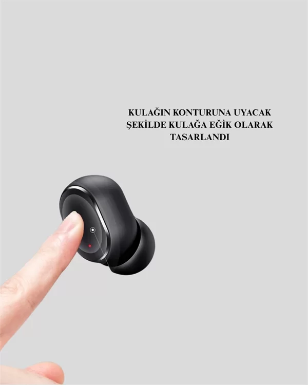 Kablosuz Kulak İçi Bluetooth Kulaklık Stereo Dokunmatik Kontrollü Kulaklık - Görsel 4