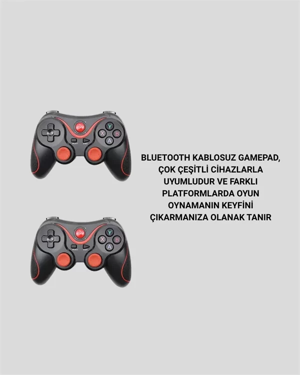 Bluetooth Kablosuz Oyun Kolu – Android iPhone PC Uyumlu - Görsel 3