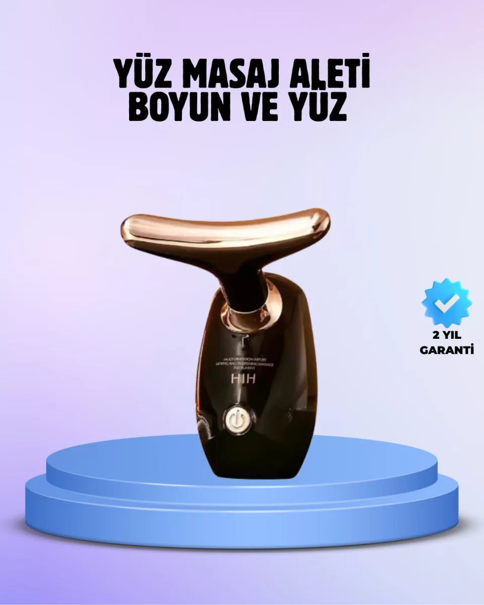 Yüz Masaj Aleti Boyun ve Yüz EMS Güzellik Cihazı Cilt Sıkılaştırma Cilt Gençleştirme Cihazı