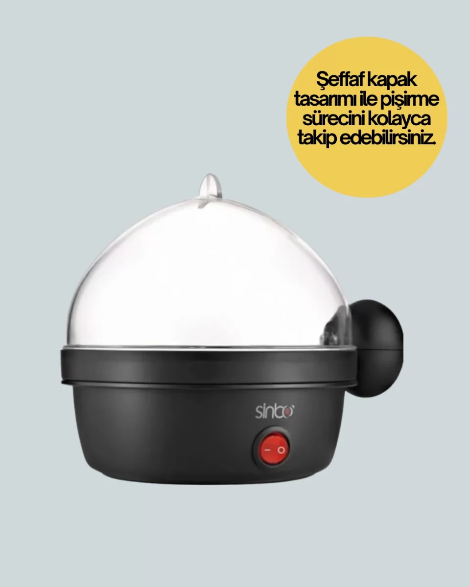 7 Yumurta Kapasiteli Yumurta Pişirme Makinesi Rafadan Orta ve Katı - Görsel 4