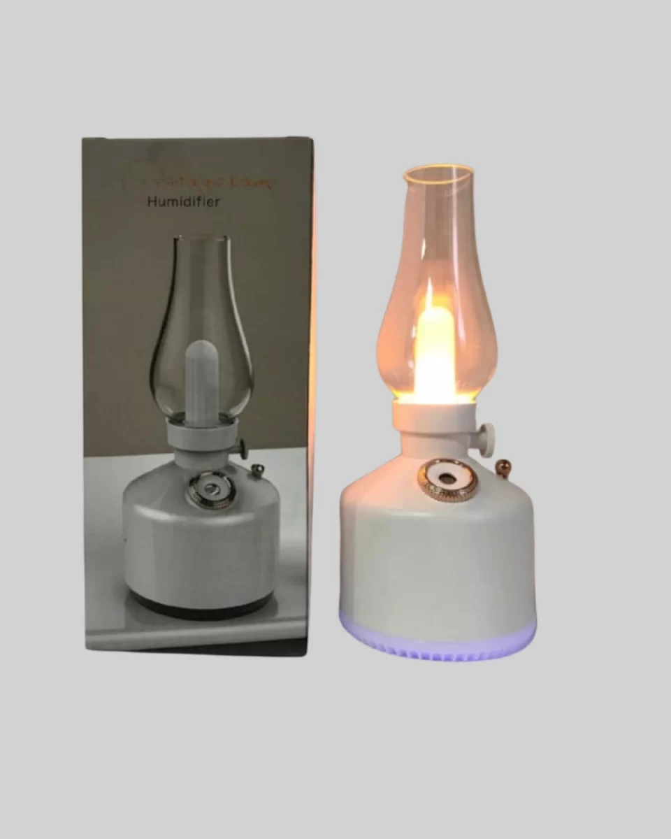 Retro Gaz Lambası Görünümlü Ledli Buhar Püskürtücü Aroma Difüzör - Görsel 4