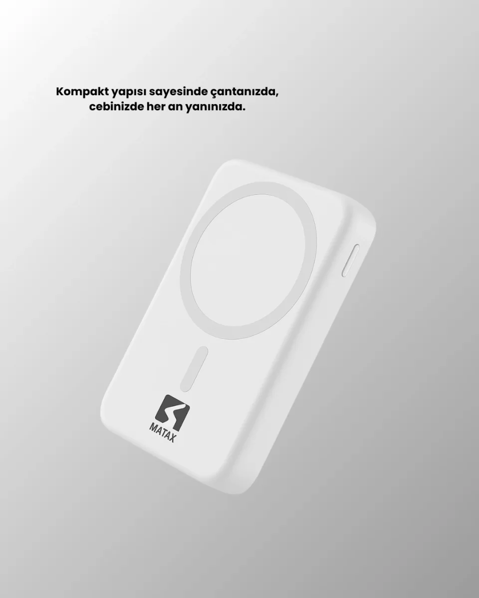 Ultra Kompakt ve Güçlü – MagSafe Powerbank 10000 mAh ile Kablosuz Şarj Deneyimi - Görsel 4