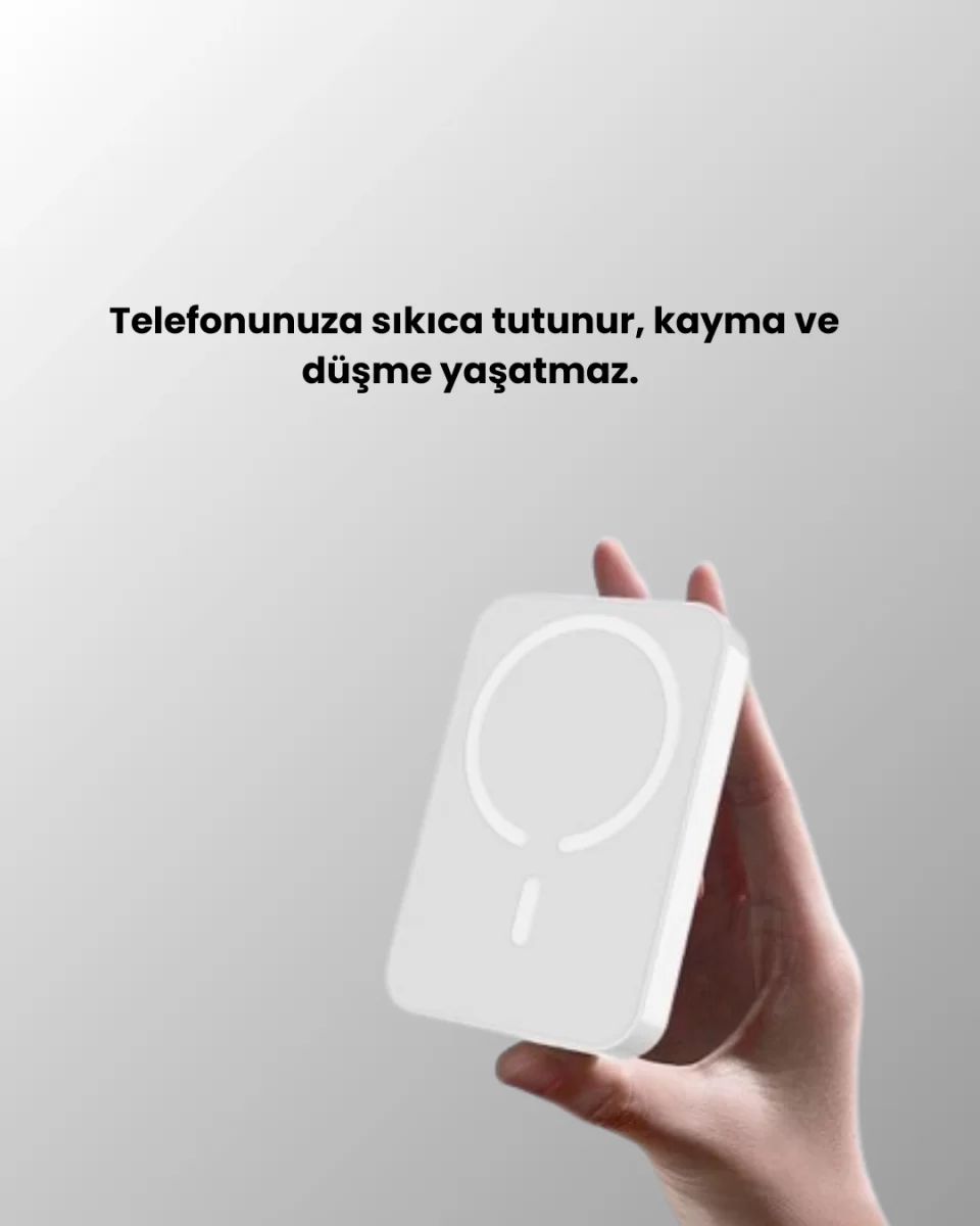 Ultra Kompakt ve Güçlü – MagSafe Powerbank 10000 mAh ile Kablosuz Şarj Deneyimi - Görsel 5