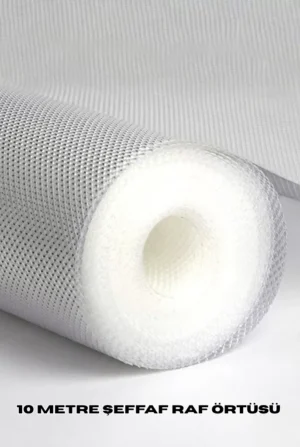 10 Metre Şeffaf Silikonlu Kaymaz Çekmece İçi Düzenleyici