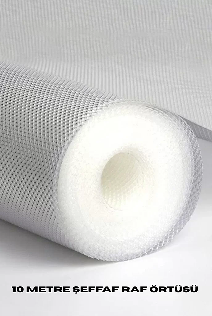 10 Metre Şeffaf Silikonlu Kaymaz Çekmece İçi Düzenleyici
