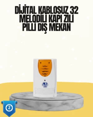 Kablosuz Kapı Zili Düzenli ve Konforlu Yaşam Alanları İçin