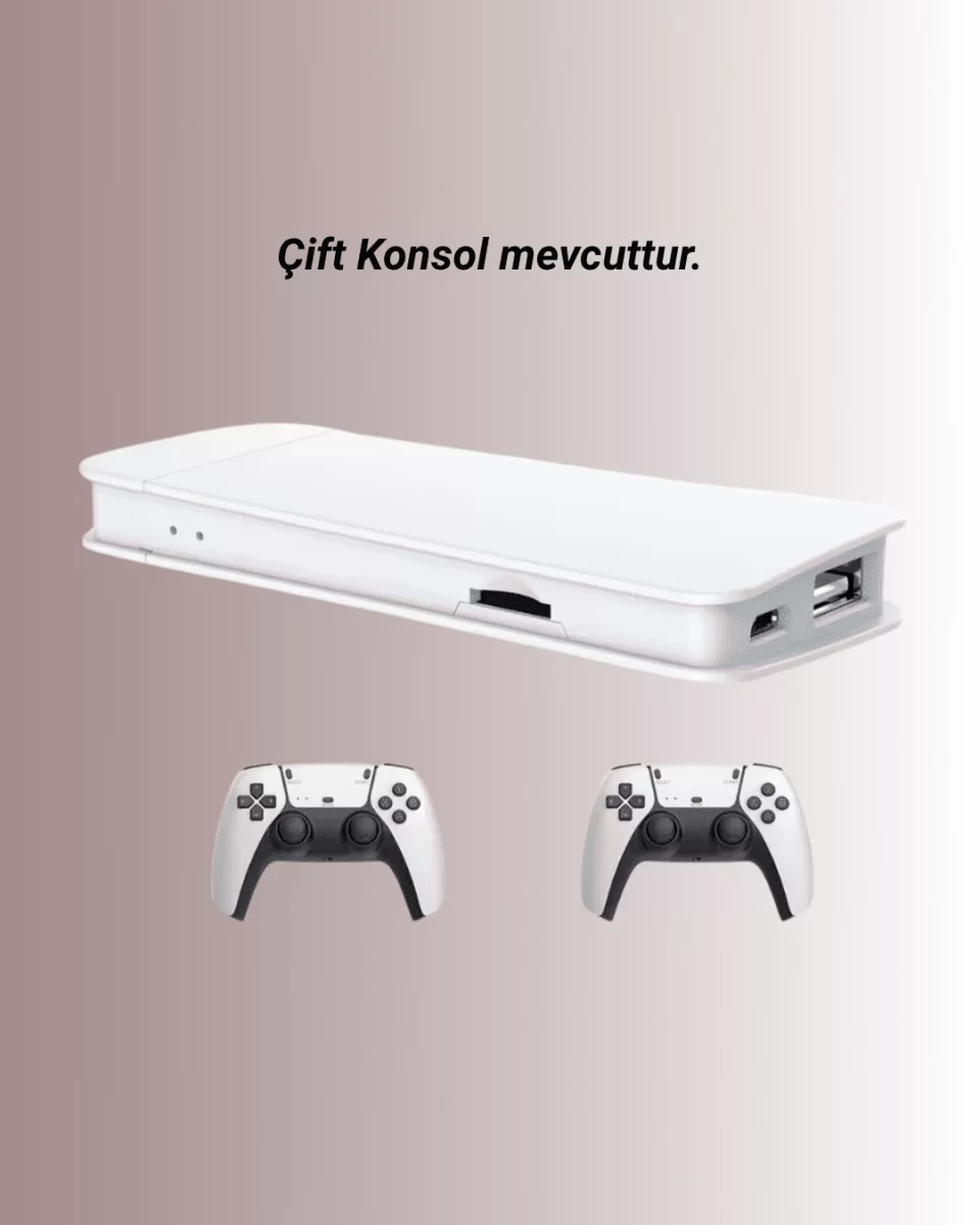 HDMI Çıkışlı Çift Kablosuz Kollu Retro Game Stick – M15 - Görsel 3