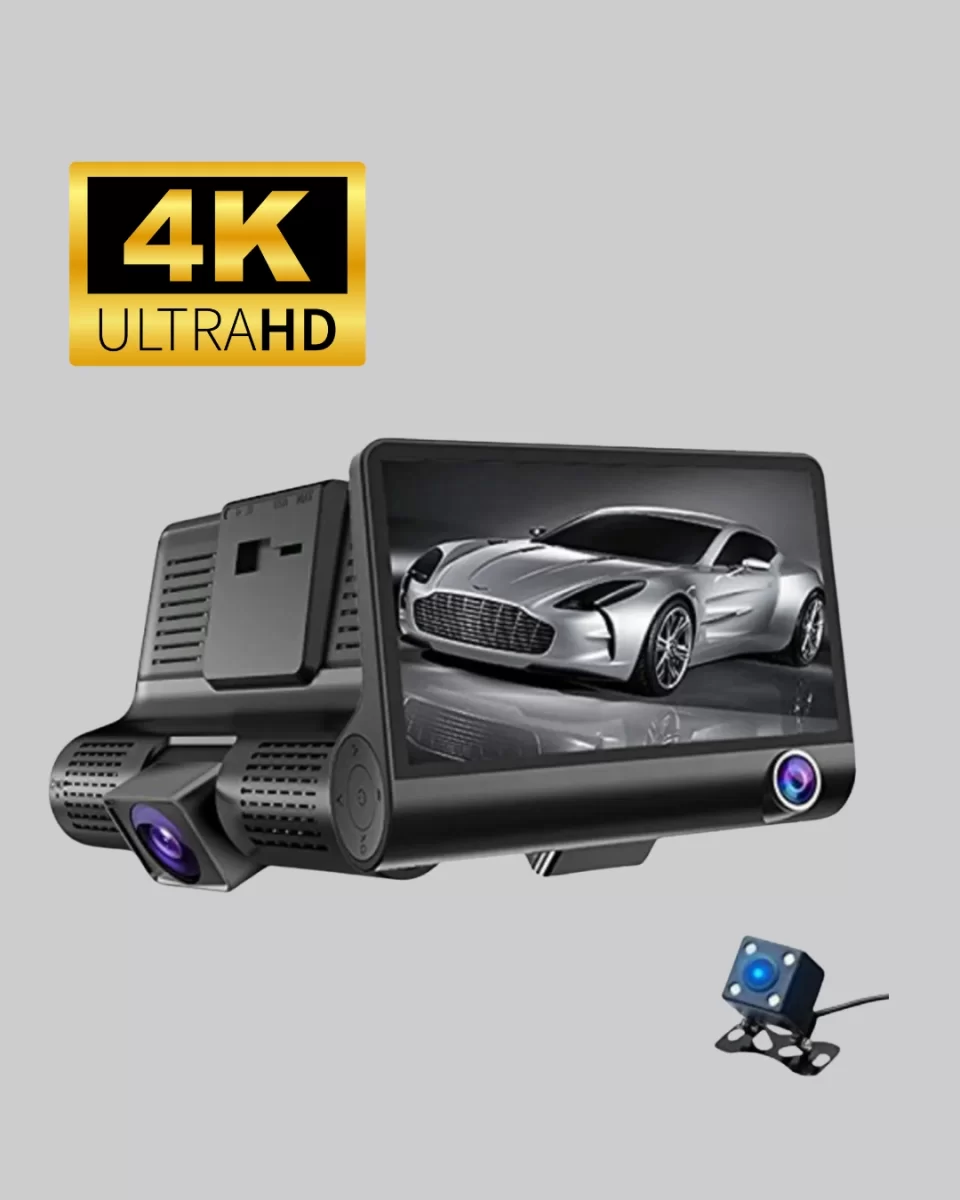 170° Geniş Açılı Araç Kamerası – 4.0” IPS Ekranlı Full HD DVR - Görsel 5
