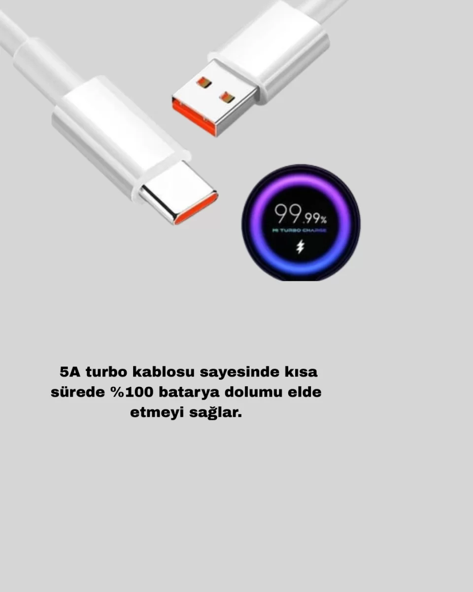67 Watt Type C Turbo Şarj Seti - Görsel 4