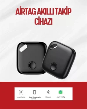 iOS Uyumlu Smart Tag | Uzun Pil Ömrü | Bul Uygulaması ile Entegre Akıllı Takip Cihazı