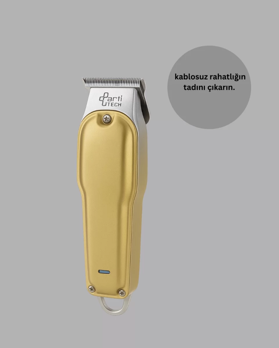 USB Şarjlı Saç Sakal Kesme Makinesi Hassas Detay Kesim İçin - Görsel 3