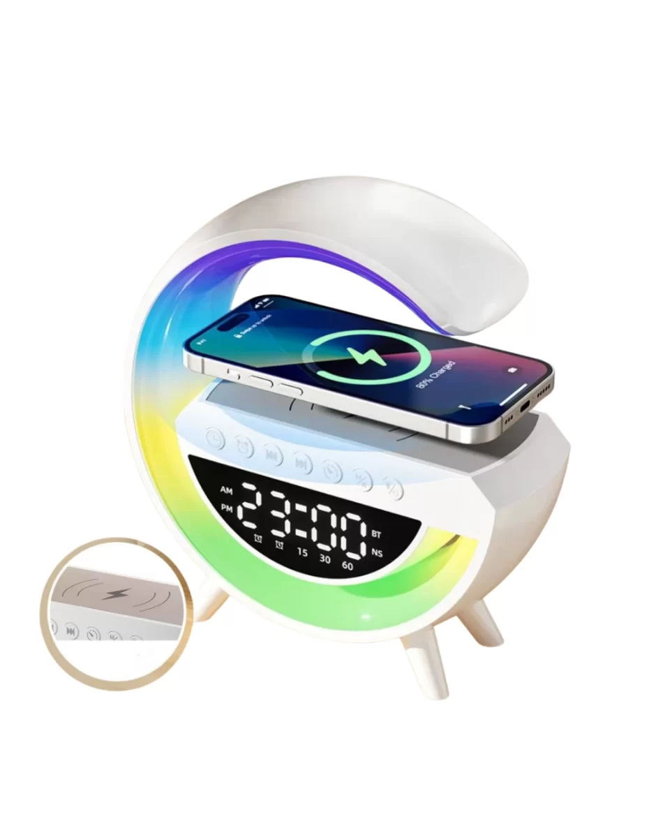 Modern RGB Işıklı Kablosuz Hoparlör Uzun Süreli Müzik Keyfi - Görsel 3