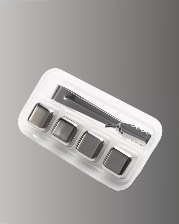 Hızlı Soğutma Özellikli Paslanmaz Metal Buz Küpü Takımı - Görsel 4