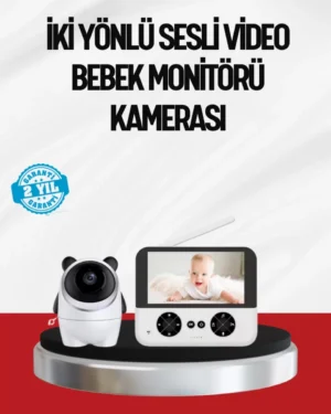 Görüntülü Bebek Monitörü 4.3 İnç Ekran ve Sesli İletişim
