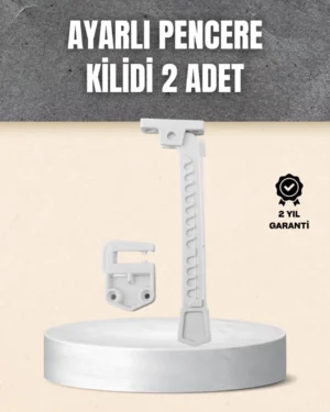 Kolay Montajlı Pencere Açılma Sınırlayıcı 2’li Set