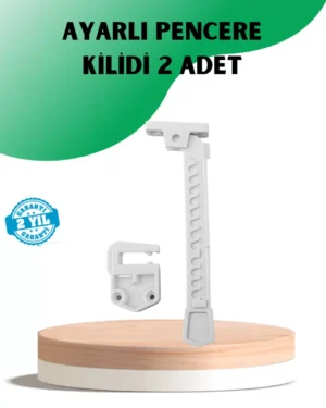 Emniyet Amaçlı Pencere Açılma Sınırlayıcı Aparat 2 Adet