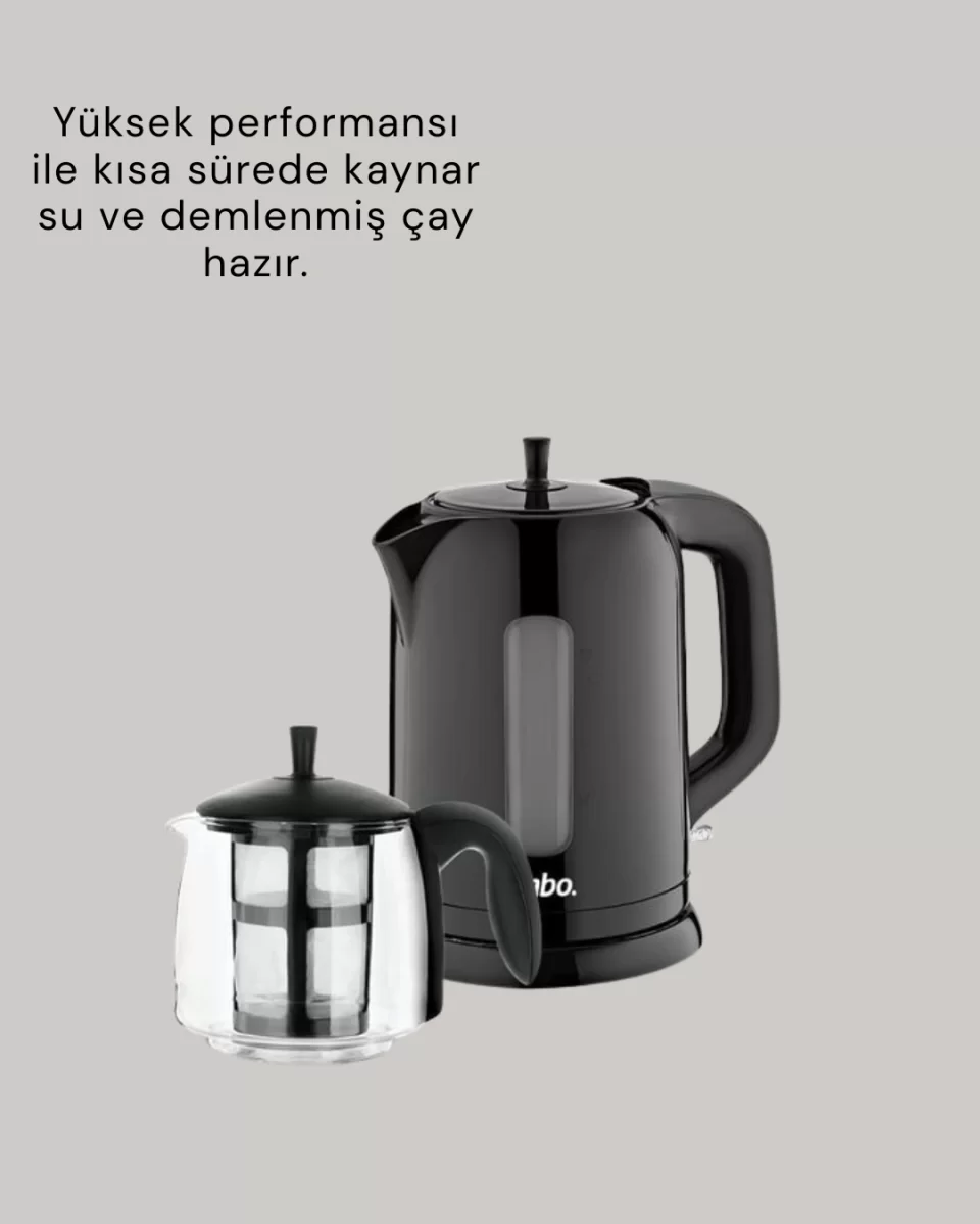 Susuz Çalışma Emniyetli Sinbo Elektrikli Çay Makinesi - Görsel 2