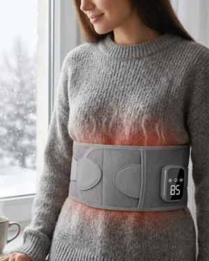 3 Kademe Isıtmalı ve Titreşimli Bel Destek Kemeri Ergonomik Tasarım